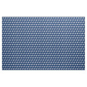 Labrador Retriever Dog Silhouette Lab Navy Blue Stof (Yard (91,4 cm))