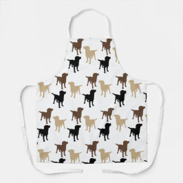 Labrador Retriever Dog Silhouette Patroon Schort