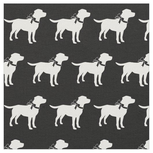 Labrador Retriever Dog Silhouette Pet Lab Stof (Close Up)