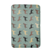 Labrador Retriever Dog Silhouettes Pattern Labs Badmat (Voorkant Verticaal)