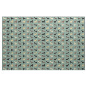 Labrador Retriever Dog Silhouettes Pattern Labs Stof (Fat Quarter)