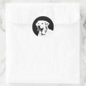 Labrador Retriever Dog Sticker Envelope Seals (Tas)