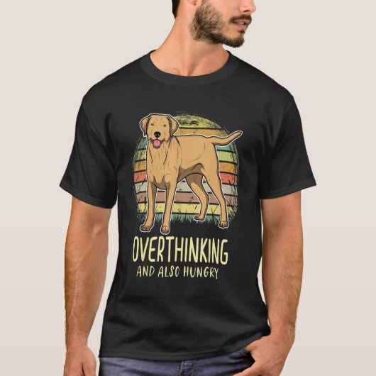 Labrador Retriever Dog Sunset 23 T-shirt (Voorkant)