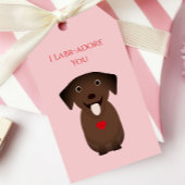 Labrador Retriever Dog Valentijn, Valentijnsdag Cadeaulabel