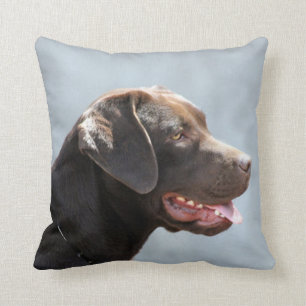 Labrador Retriever Dog vierkant werg kussen