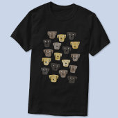 Labrador Retriever Dog Waterverf T-shirt