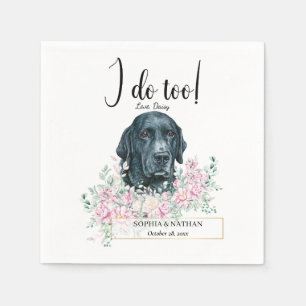 Labrador Retriever Dog Wedding Cocktail Napkins Servet