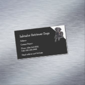 Labrador Retriever Dogs Breeder Pet Sitter Magnetisch Visitekaartje (Voorbeeld)