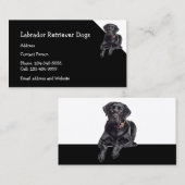 Labrador Retriever Dogs Breeder Pet Sitter Visitekaartje (Voorkant / Achterkant)