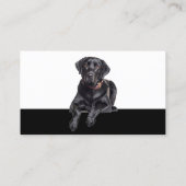 Labrador Retriever Dogs Breeder Pet Sitter Visitekaartje (Achterkant)