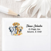 Labrador Retriever Dogs Etiket (Insitu)