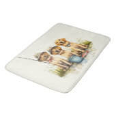 Labrador Retriever Dogs Gevist Badmat (Gekanteld)