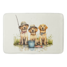 Labrador Retriever Dogs Gevist Badmat