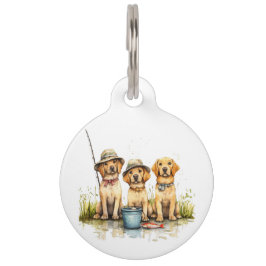 Labrador Retriever Dogs Gevist Huisdierpenning