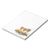 Labrador Retriever Dogs Gevist Notitieblok (Linkerzijde)