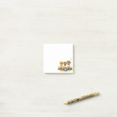 Labrador Retriever Dogs Gevist Post-it® Notes (Op bureau)