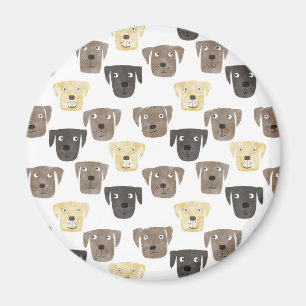 Labrador Retriever Dogs Magneet