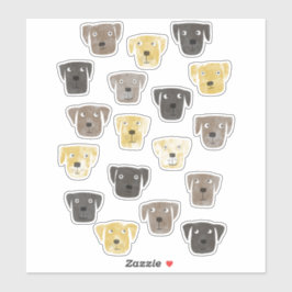 Labrador Retriever Dogs Sticker