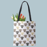 Labrador Retriever Dogs Tote Bag<br><div class="desc">Waterverf schilderij van leuke Labrador Retriever-honden,  perfect voor dierenliefhebbers,  hondenwandelaars,  hondenfokkers en dierenartsen.</div>