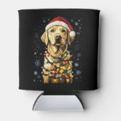 Labrador Retriever Dogs Tree Christmas Sweater Xma Blikjeskoeler (Voorkant)