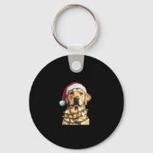 Labrador Retriever Dogs Tree Christmas Sweater Xma Sleutelhanger (Voorkant)