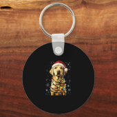 Labrador Retriever Dogs Tree Christmas Sweater Xma Sleutelhanger (Voorkant)