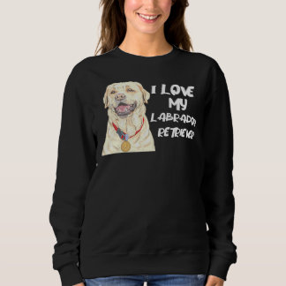 Labrador Retriever draagt een gouden medaille Ik h Trui