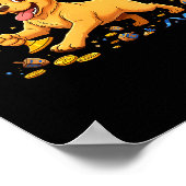 Labrador Retriever Dreidel Menorah Hanukkah Kids W Poster (Hoek)