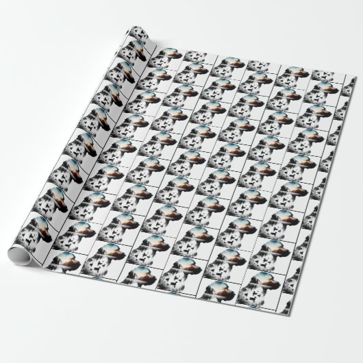 Labrador Retriever dubbele blootstelling Cadeaupapier (Uitgerold)