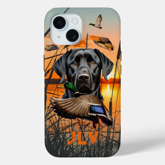 Labrador Retriever Duck Hunting Case-Mate iPhone Case (Achterkant)