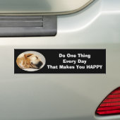 Labrador Retriever en Cat Bumpersticker (Op auto)