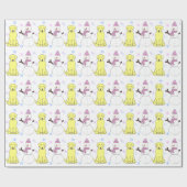 Labrador Retriever en Snowman Cadeaupapier (Vlak)
