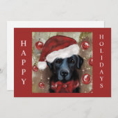 Labrador Retriever  Feestdagenkaart (Voorkant / Achterkant)