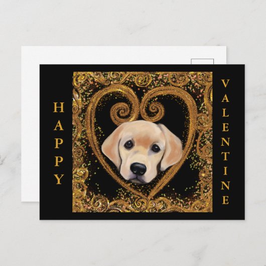 Labrador Retriever Feestdagenkaart (Voorkant / Achterkant)