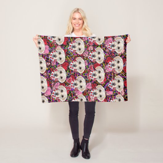 Labrador Retriever Fleece Deken (In situ)