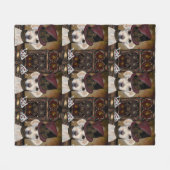 Labrador Retriever Fleece Deken (Voorkant (Horizontaal))