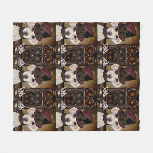 Labrador Retriever Fleece Deken (Voorkant (Horizontaal))