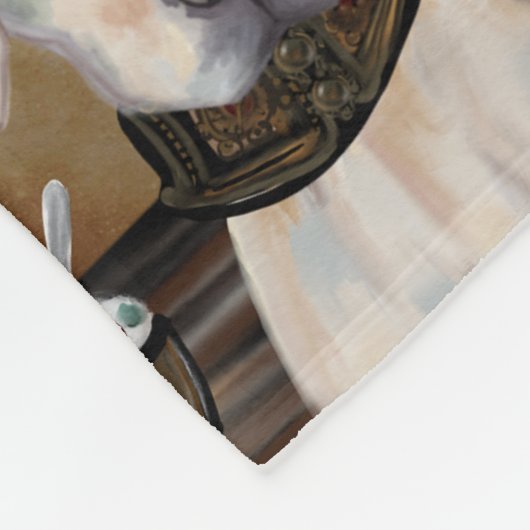 Labrador Retriever Fleece Deken (Hoek)