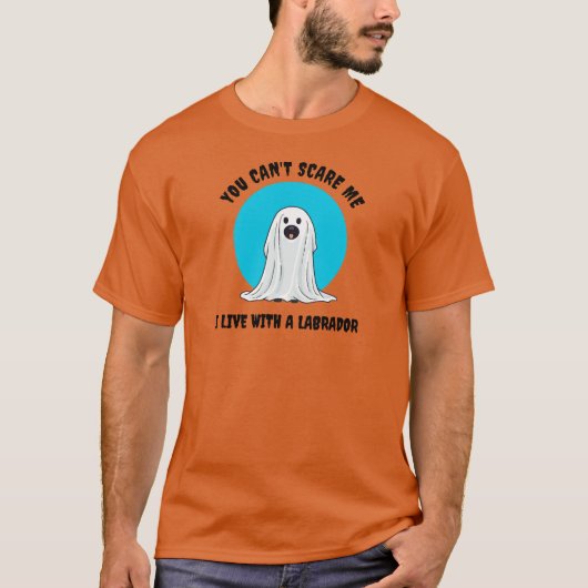 Labrador Retriever Funny Halloween T-shirt (Voorkant)