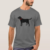 Labrador Retriever funny T-shirt (Voorkant)