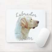 Labrador Retriever (geel) Moeder 2 Muismat (Met muis)