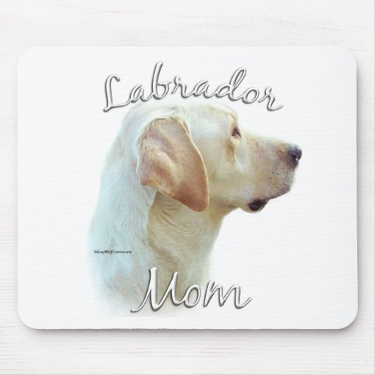 Labrador Retriever (geel) Moeder 2 Muismat (Voorkant)