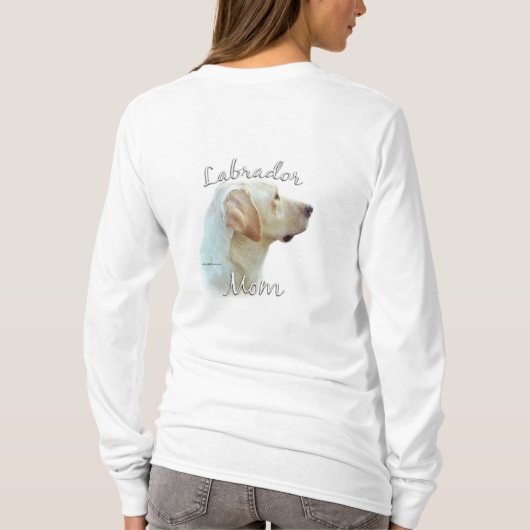 Labrador Retriever (geel) Moeder 2 T-shirt (Achterkant)