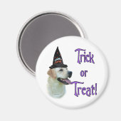 Labrador Retriever (geel) Trick Magneet (Voorkant / Achterkant)