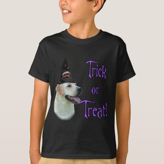 Labrador Retriever (geel) Trick T-shirt (Voorkant)