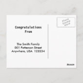 Labrador Retriever gele de petten van de Gefelicit Briefkaart (Achterkant)