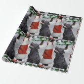 Labrador Retriever Geloof Kerstmis Cadeaupapier (Uitgerold)