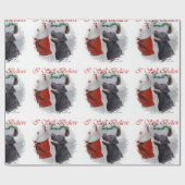 Labrador Retriever Geloof Kerstmis Cadeaupapier (Vlak)