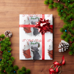 Labrador Retriever Geloof Kerstmis Cadeaupapier