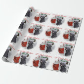 Labrador Retriever Geloof Kerstmis Cadeaupapier (Uitgerold)